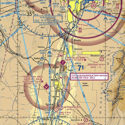 Mid Valley Airpark (E98) VFR Sectional  Gaming Mouse Pad