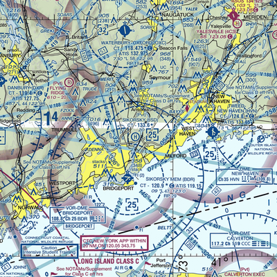 Sikorsky Heliport (JSD) VFR Sectional  Gaming Mouse Pad