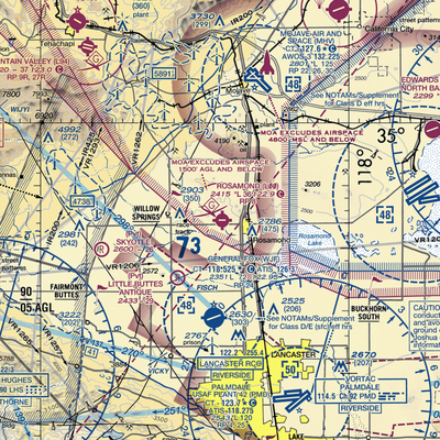 Rosamond Skypark Airport (L00) VFR Sectional Samsung Case