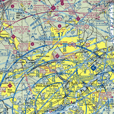 Wings Field (LOM) VFR Sectional  Gaming Mouse Pad