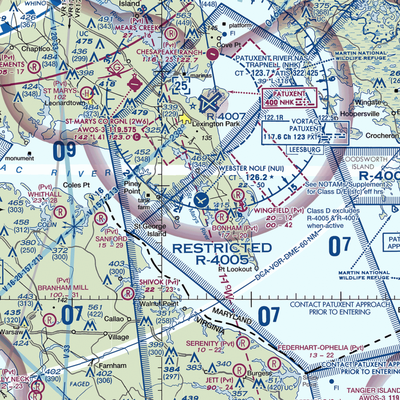 Webster Nolf Airport (NUI) VFR Sectional  Gaming Mouse Pad