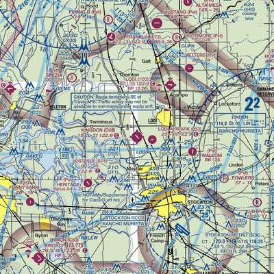 Kingdon Airpark (O20) VFR Sectional  Gaming Mouse Pad