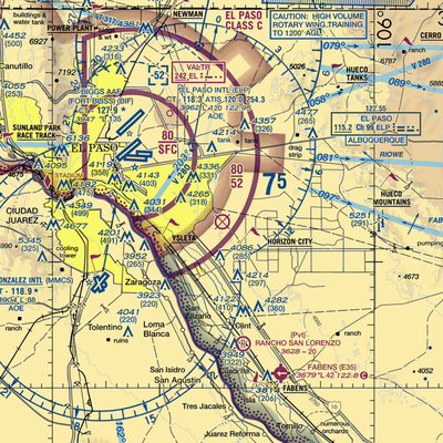 Horizon Airport (T27) VFR Sectional  Gaming Mouse Pad