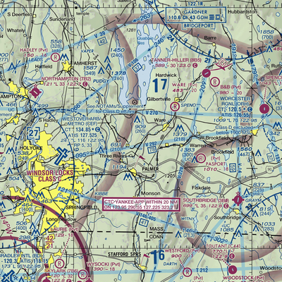 Metropolitan Airport (PMX) VFR Sectional  Gaming Mouse Pad