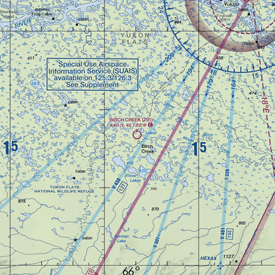 Birch Creek Airport (Z91) VFR Sectional  Gaming Mouse Pad