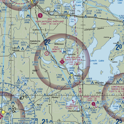 Walker Municipal Airport (Y49) VFR Sectional Samsung Case