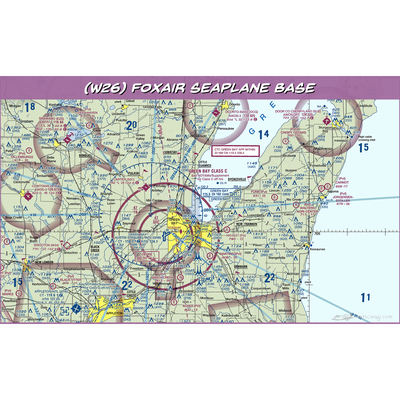 Foxair Seaplane Base (W26) VFR Sectional Water Bottle