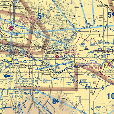 Hazelton Municipal Airport (U94) VFR Sectional  Gaming Mouse Pad