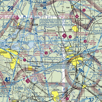 Lost Isle Seaplane Base (S74) VFR Sectional  Gaming Mouse Pad