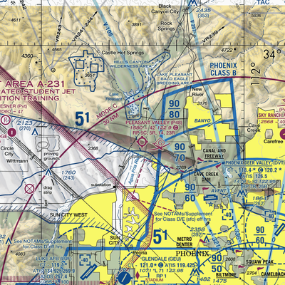 Pleasant Valley Airport (P48) VFR Sectional  Gaming Mouse Pad