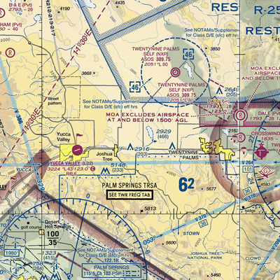 Roy Williams Airport (L80) VFR Sectional  Gaming Mouse Pad