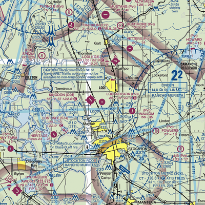 Lodi Airpark (L53) VFR Sectional  Gaming Mouse Pad