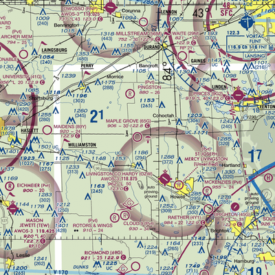 Maple Grove Heliport (E66) VFR Sectional  Gaming Mouse Pad