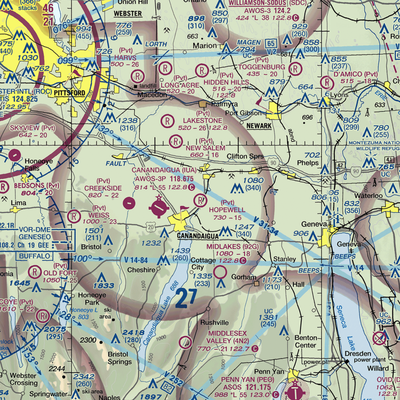 Hopewell Airpark (D43) VFR Sectional  Gaming Mouse Pad