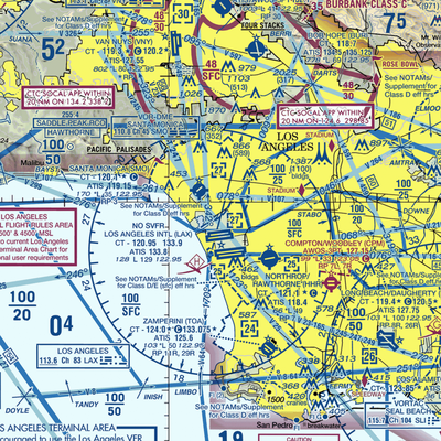 Hughes Airport (CVR) VFR Sectional  Gaming Mouse Pad