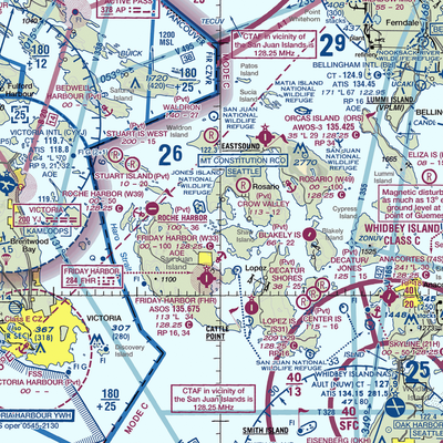 Crane Island Airstrip (CKR) VFR Sectional  Gaming Mouse Pad