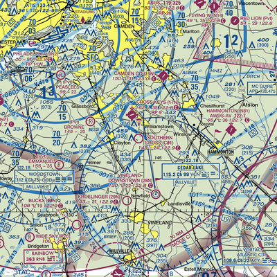 Southern Cross Airport (C01) VFR Sectional  Gaming Mouse Pad