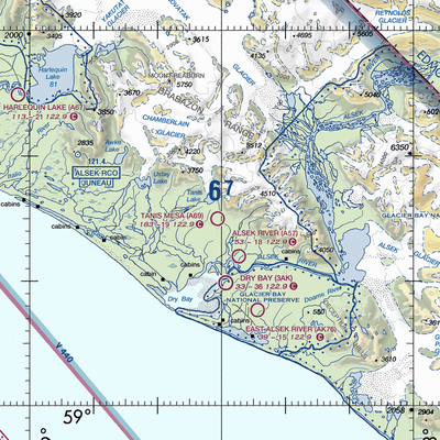 Tanis Mesa Airport (A69) VFR Sectional  Gaming Mouse Pad