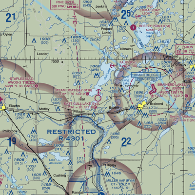 East Gull Lake Airport (9Y2) VFR Sectional  Mug