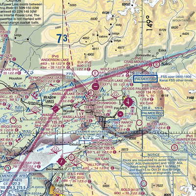 Finger Lake Seaplane Base (99Z) VFR Sectional  Gaming Mouse Pad