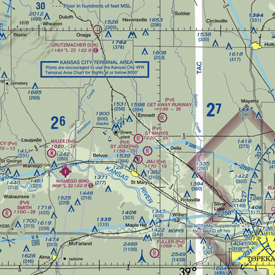 St Mary's Airpark (8K4) VFR Sectional  Gaming Mouse Pad