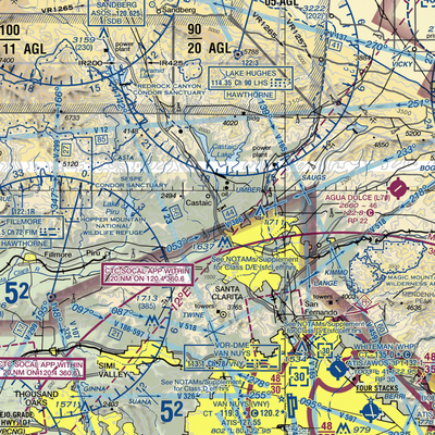 Sheriff's Wayside Heliport (81L) VFR Sectional  Gaming Mouse Pad