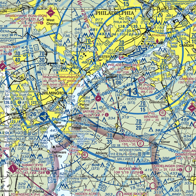 Spitfire Aerodrome (7N7) VFR Sectional  Gaming Mouse Pad