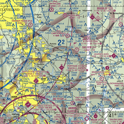 Mills Airport (7E3) VFR Sectional  Gaming Mouse Pad