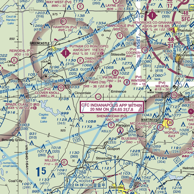 Pam's Place Airport (78I) VFR Sectional  Gaming Mouse Pad