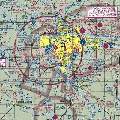 Westport Auxiliary Airport (72K) VFR Sectional  Gaming Mouse Pad