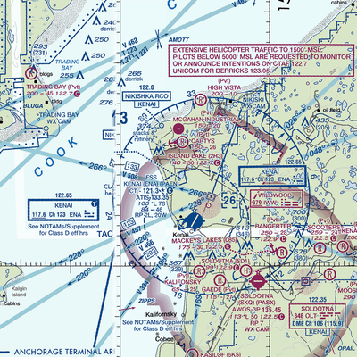 Arness Lake Airport (6Z1) VFR Sectional  Gaming Mouse Pad