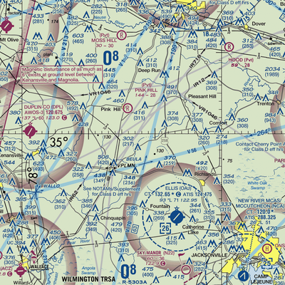 Eagles Nest Airport (6N9) VFR Sectional  Gaming Mouse Pad