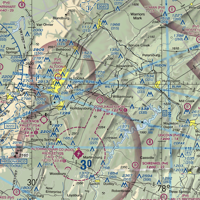 Cove Valley Airport (6G6) VFR Sectional  Gaming Mouse Pad