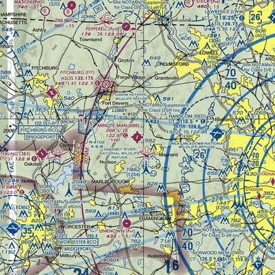 Minute Man Air Field (6B6) VFR Sectional  Gaming Mouse Pad