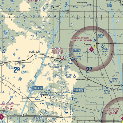 Pruetz Municipal Airport (5K9) VFR Sectional  Gaming Mouse Pad