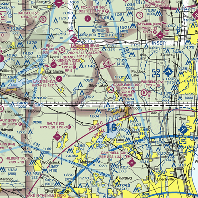 Westosha Airport (5K6) VFR Sectional  Gaming Mouse Pad