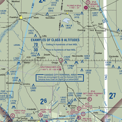 Charles E Grutzmacher Municipal Airport (52K) VFR Sectional  Gaming Mouse Pad