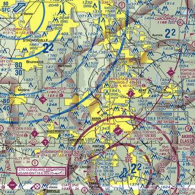 Old Portage Heliport (4P2) VFR Sectional  Gaming Mouse Pad