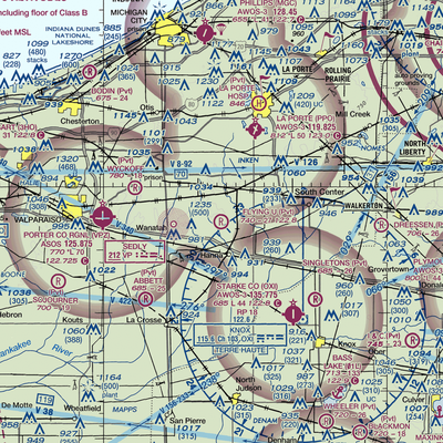 Flying U Ranch Airport (4C1) VFR Sectional  Gaming Mouse Pad