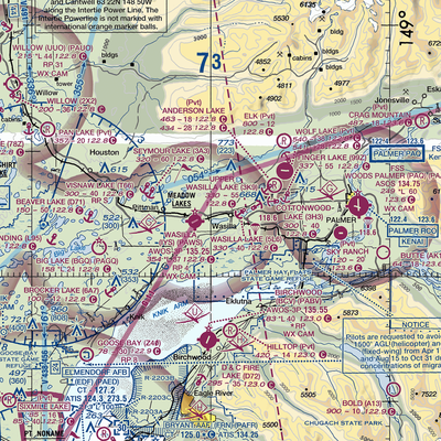 Lake Lucille Seaplane Base (4A3) VFR Sectional  Gaming Mouse Pad