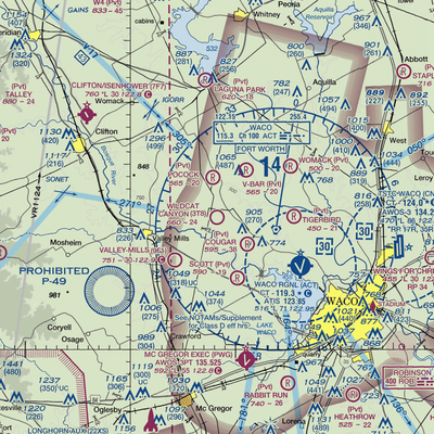 Wildcat Canyon Airport (3T8) VFR Sectional  Gaming Mouse Pad