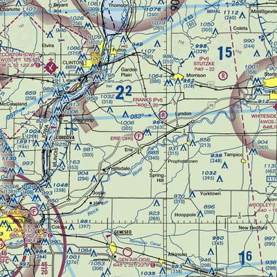 Erie Air Park (3H5) VFR Sectional  Gaming Mouse Pad