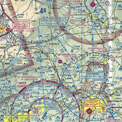 Fairview Airport (33A) VFR Sectional  Gaming Mouse Pad