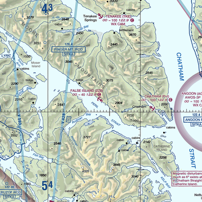 False Island Seaplane Base (2Z6) VFR Sectional  Gaming Mouse Pad