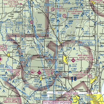 Hahn Sky Ranch Airport (2T5) VFR Sectional  Gaming Mouse Pad