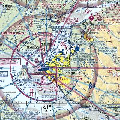 Alaska Regional Hospital Heliport (2OK) VFR Sectional  Gaming Mouse Pad