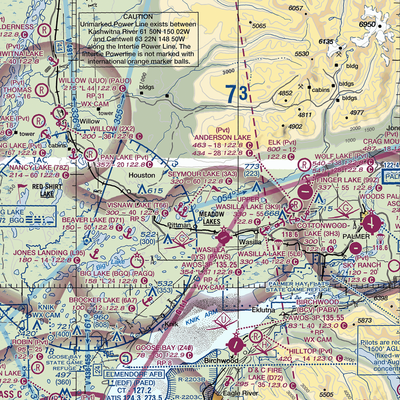 Island Lake Seaplane Base (29A) VFR Sectional  Gaming Mouse Pad