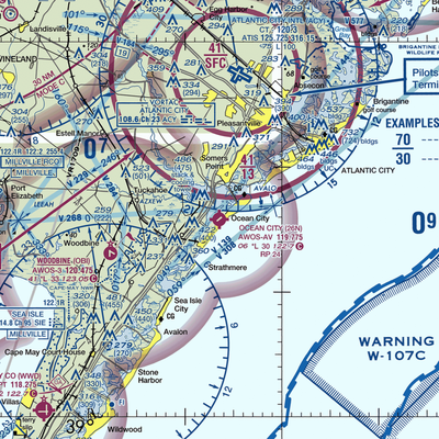 Ocean City Municipal Airport (26N) VFR Sectional Samsung Case