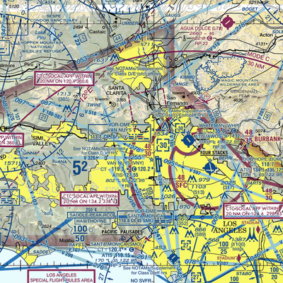 Devonshire Area Heliport (14L) VFR Sectional  Gaming Mouse Pad