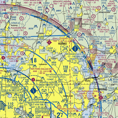 Kittyhawk Airport (0T7) VFR Sectional  Gaming Mouse Pad